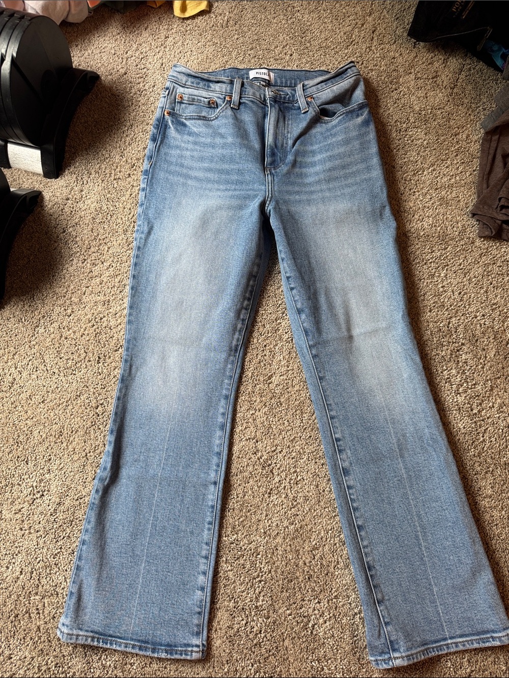 pistola Light Blue Flared Jeans